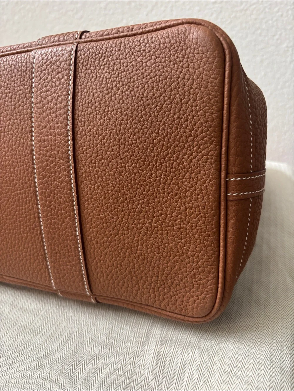 Hermès Garden Party Tote Negonda Gold 36